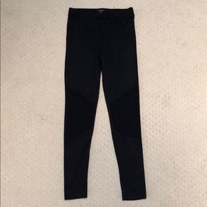 Forever21 Black Moto Leggings (M) *NEW*